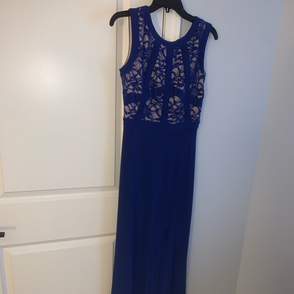 morgan and co royal blue dress